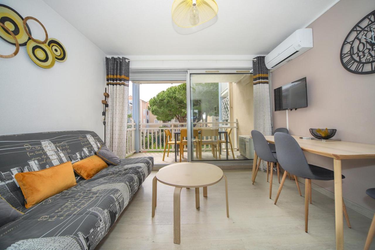 T2 Tamaris Piscine Proche Mer Palavas Parking Exterior photo